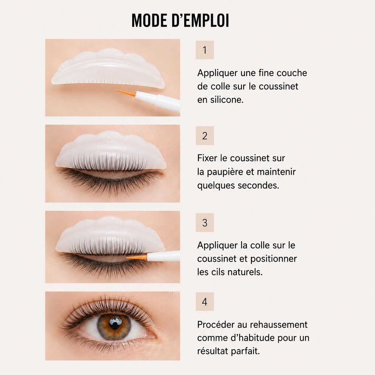 colle pour rehaussement