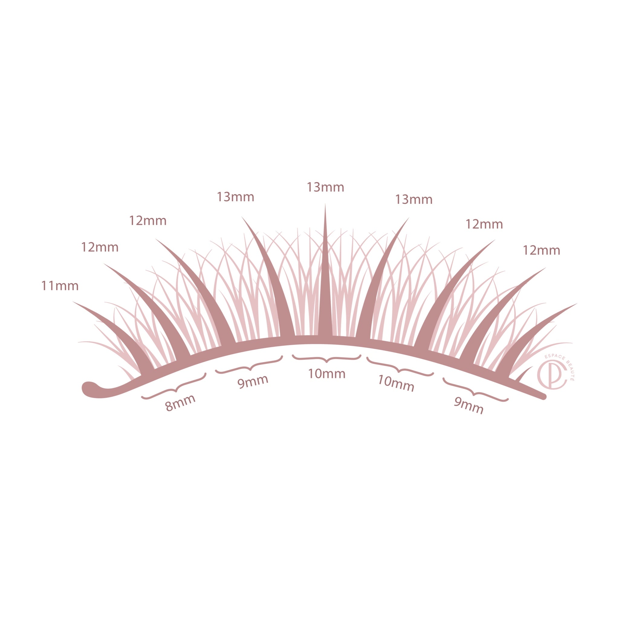 Spike lashes